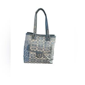 Coach Penelope Signature Tote Satchel Shoulder Bag 19262